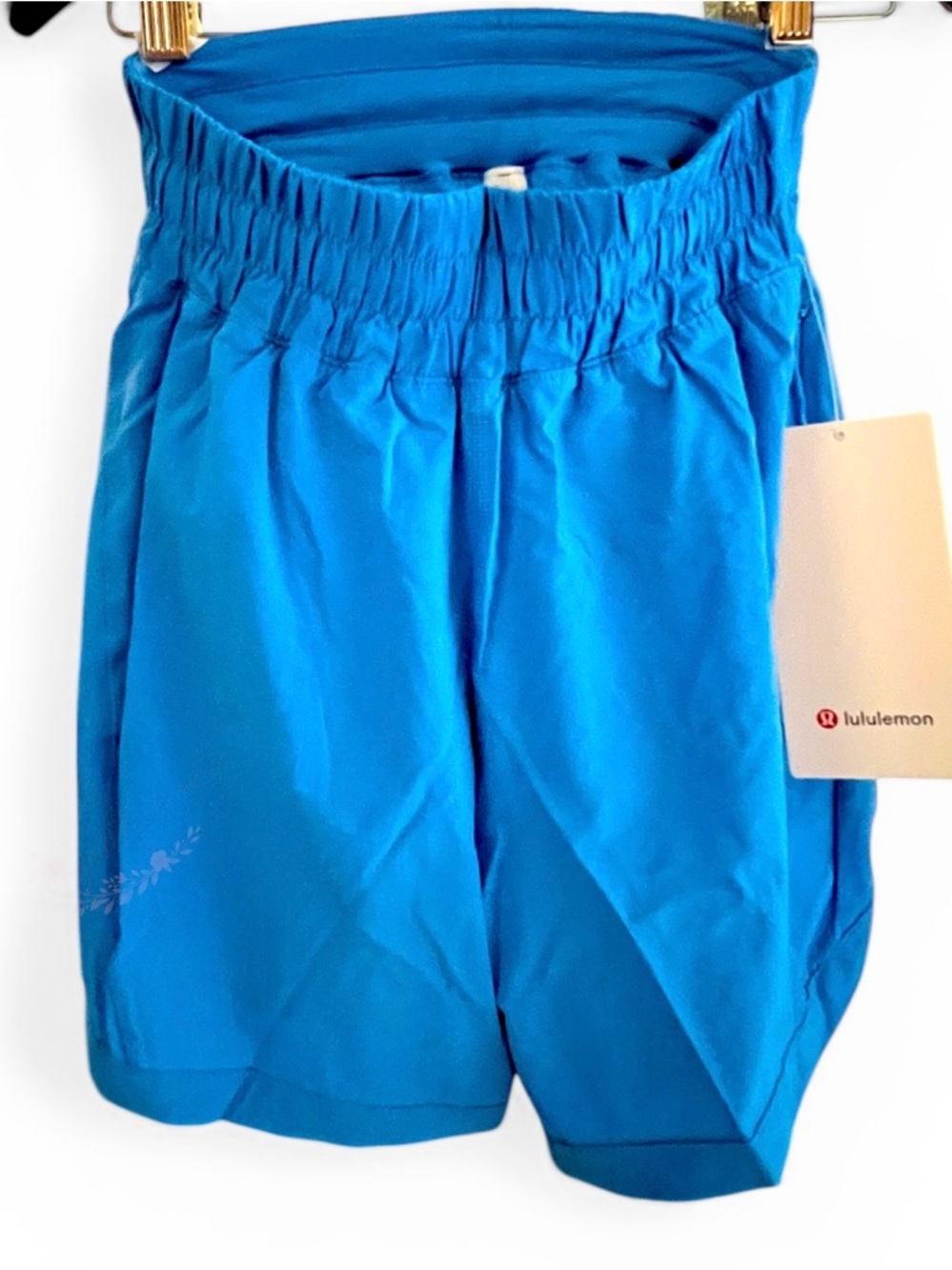 Lululemon Track That Short 5” lined running shorts in Pool Party blue. - Picture 3 of 3